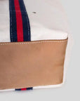 Leather Canvas Tote