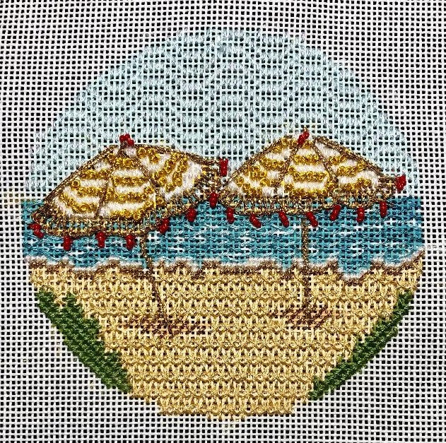 Seaside Series Umbrellas Stitch Guide - The Flying Needles