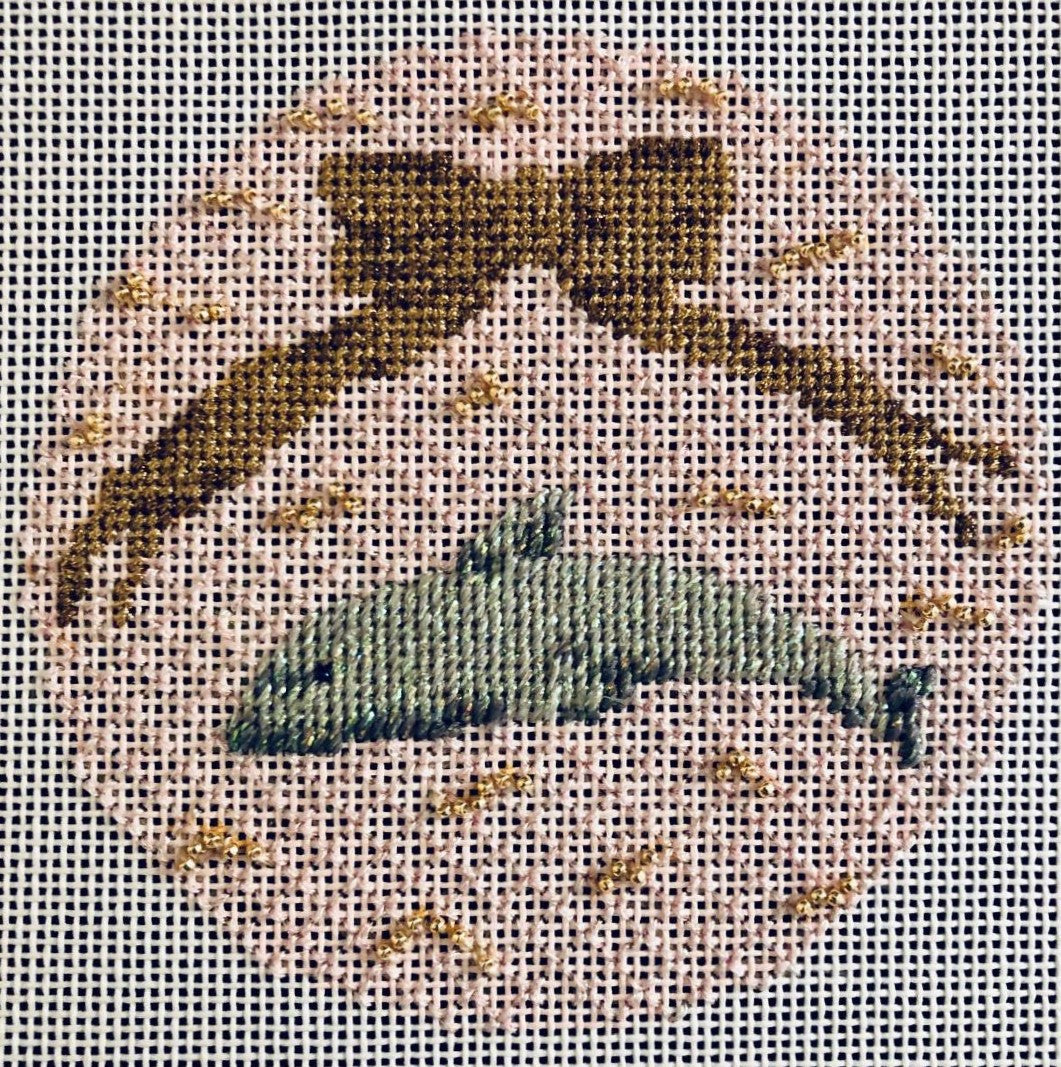 Seaside Series Dolphin Stitch Guide - The Flying Needles