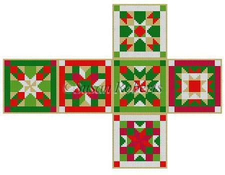 Quilt Stars 2" Cube - The Flying Needles