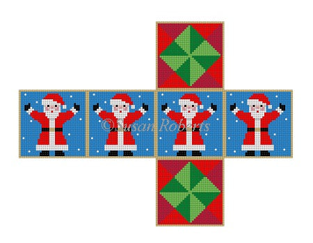 Thumbs Up Santa 2" Cube - The Flying Needles