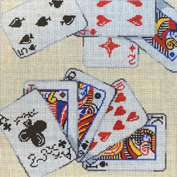 Playing Cards Canvas - The Flying Needles
