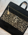 Luxe Fabric Project Bag with Tassel