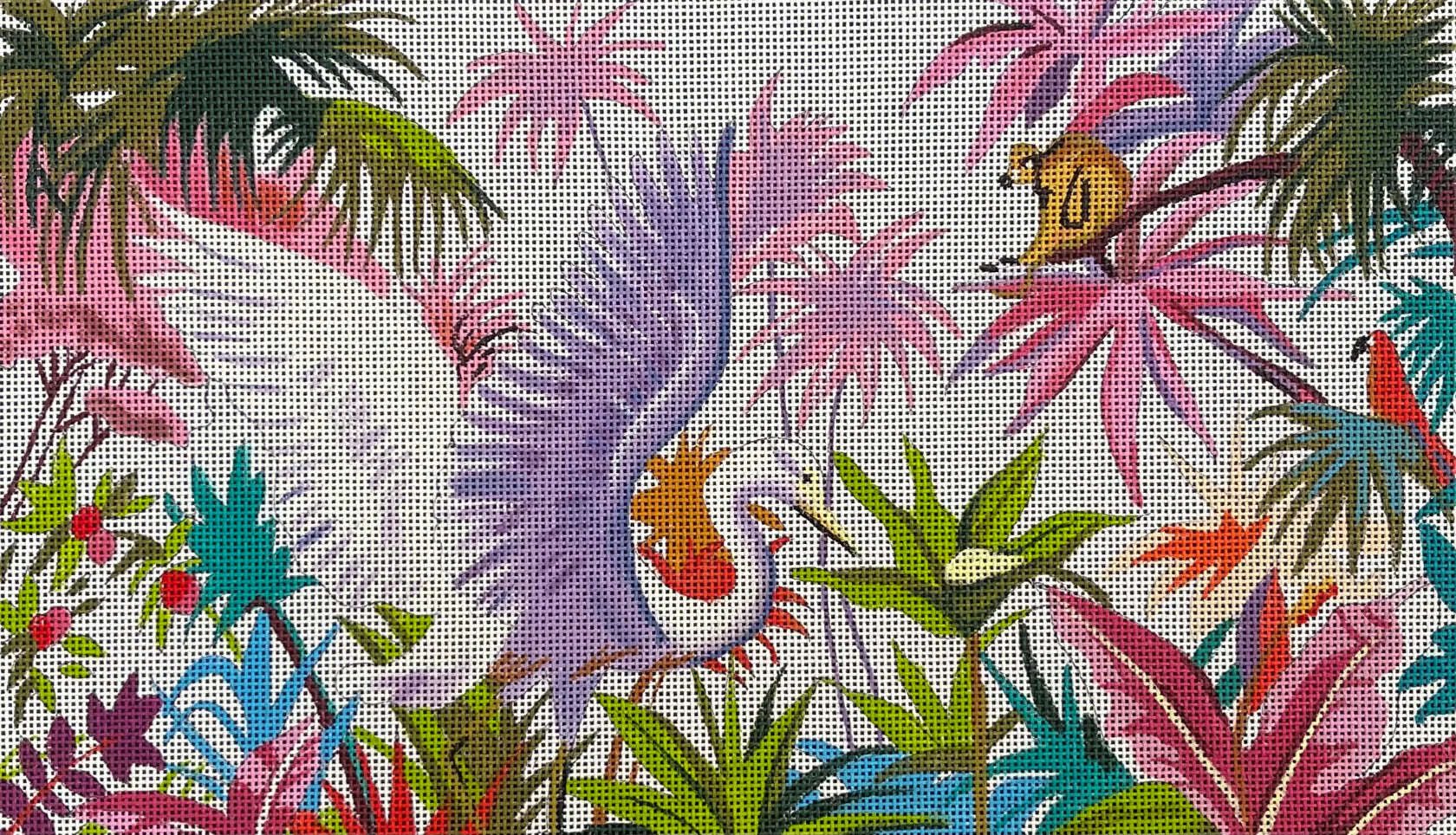 Egret and Palms - The Flying Needles