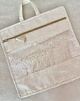Luxe Fabric Project Bag with Tassel