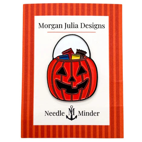 Halloween Bucket Pumpkin Needle Minder - The Flying Needles