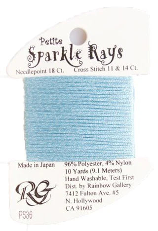Petite Sparkle Rays PS36 Light Turquoise - The Flying Needles