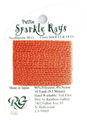 Petite Sparkle Rays PS49 Light Christmas Red - The Flying Needles