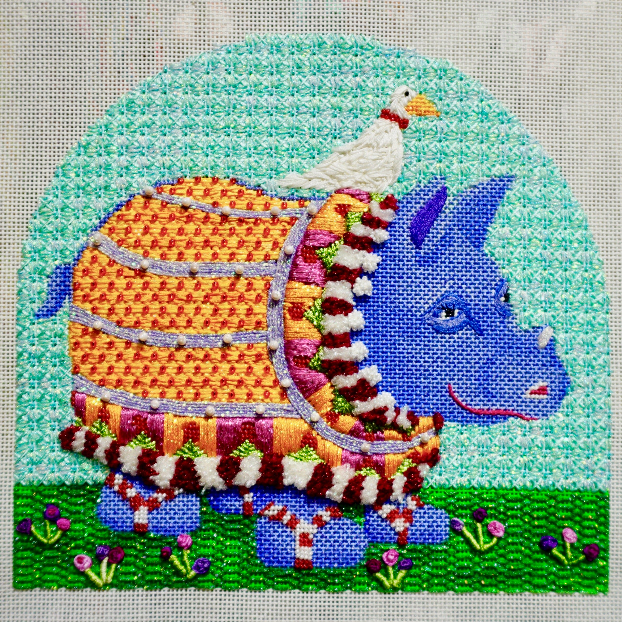 Ralph the Rhino Stitch Guide - The Flying Needles