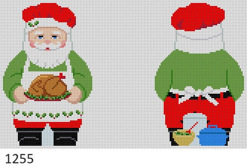 Chef Santa, 2 sided - The Flying Needles
