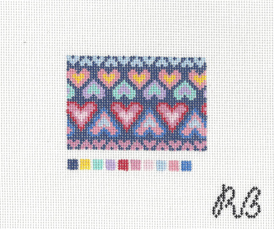 Rainbow Hearts Insert - The Flying Needles