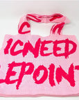 Knitted Grafitti Tote - The Flying Needles