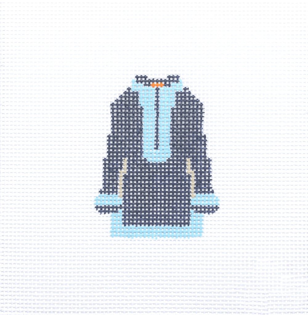 Blue Tunic Canvas - The Flying Needles