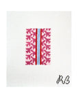 Airplane Houndstooth Luggage Tag Insert - The Flying Needles