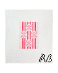 Striped Bow Luggage Tag Insert - The Flying Needles