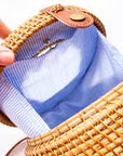 PREORDER PLD 4" Round Wicker Bag