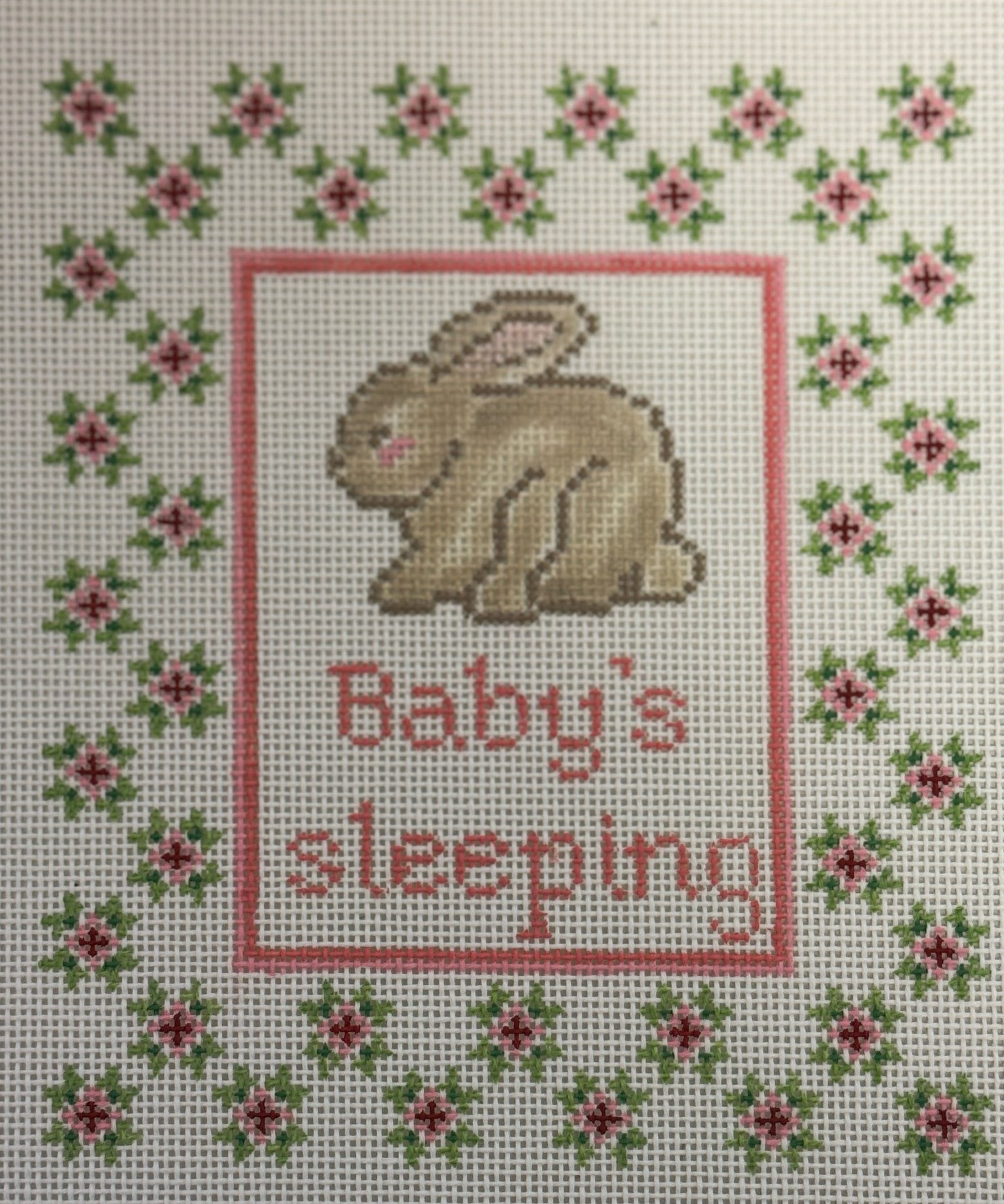 Baby Bunny Sleeping - The Flying Needles