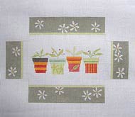 Flowerpots Doorstop - The Flying Needles