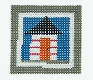 Cabana w Orange door - The Flying Needles