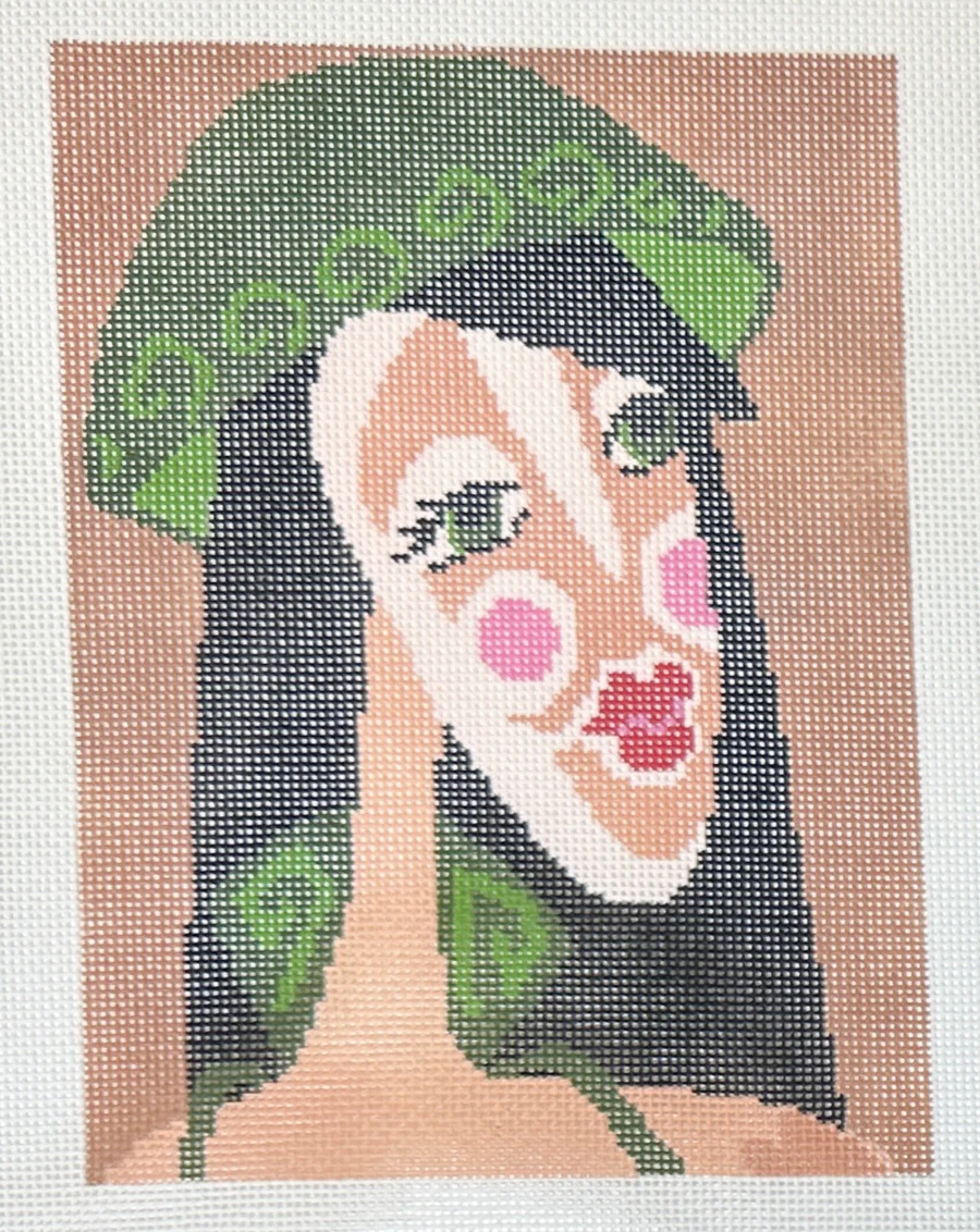 Green Sun Hat - The Flying Needles