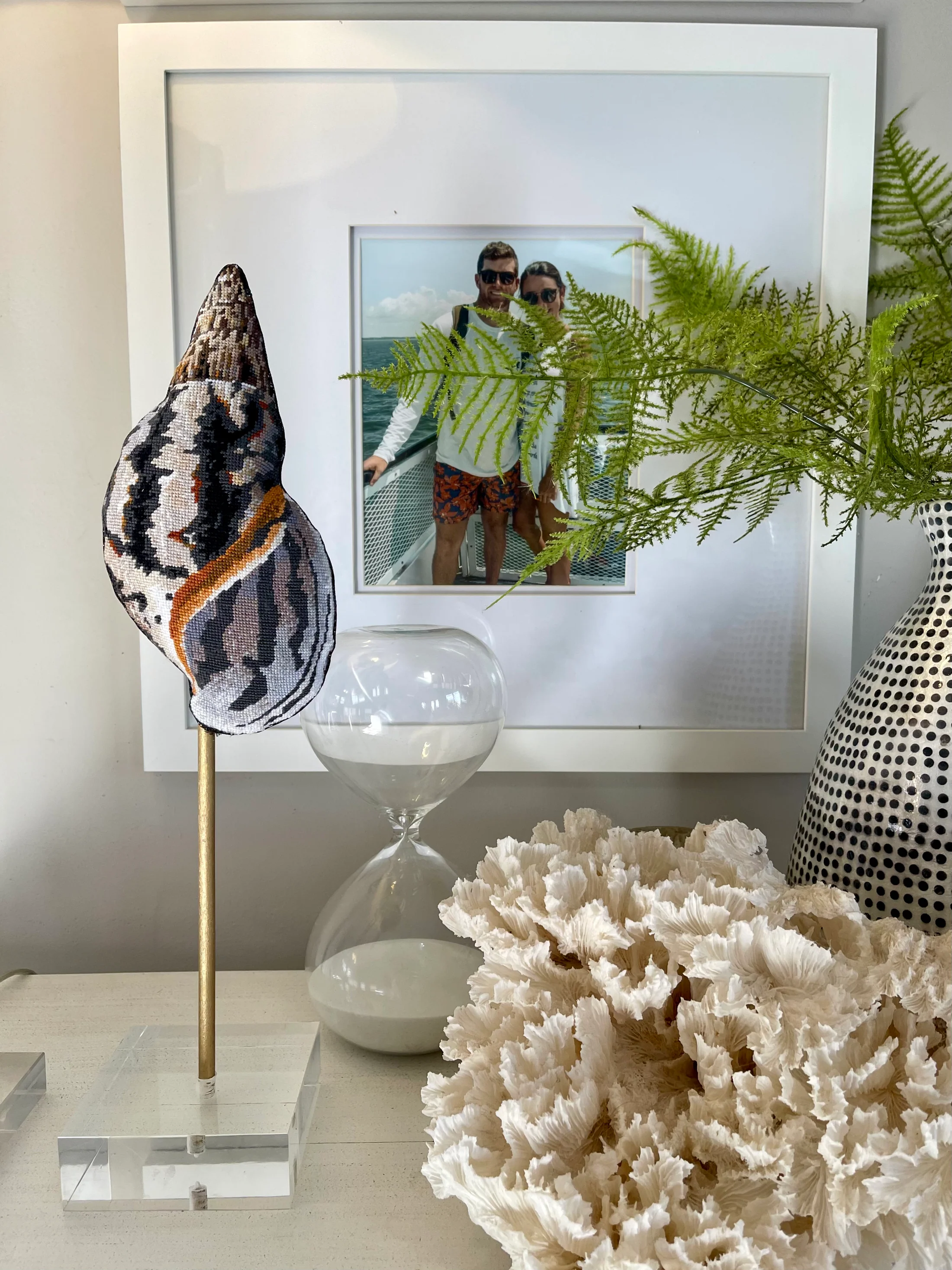 Two Sided Seashell - The Flying Needles