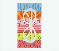 Bright Stripe Eyeglass Case - The Flying Needles