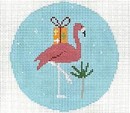 Flamingo with Package on Back - The Flying Needles