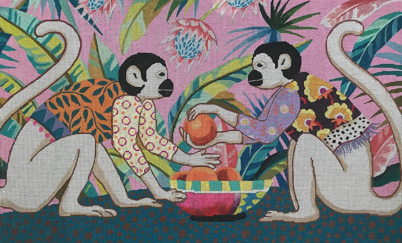 Monkeys with Fruit Bowl - The Flying Needles
