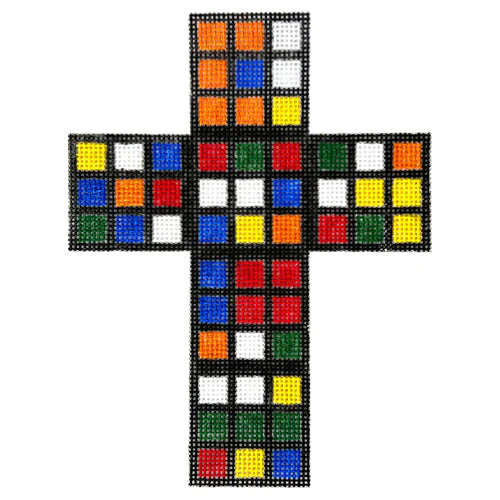 3D Rubik's Cube Ornament - The Flying Needles