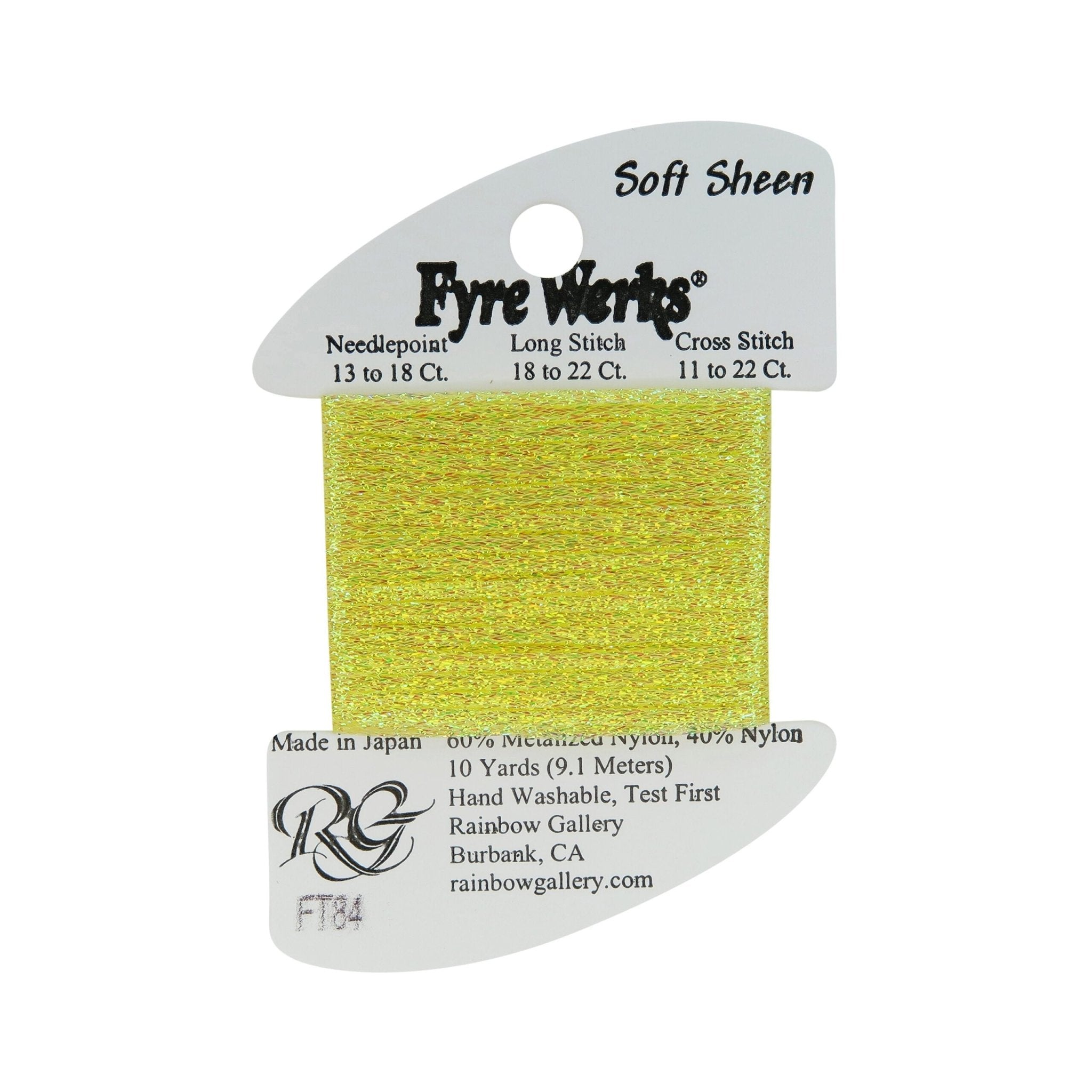 Fyre Werks FT84 Yellow Pearl - The Flying Needles