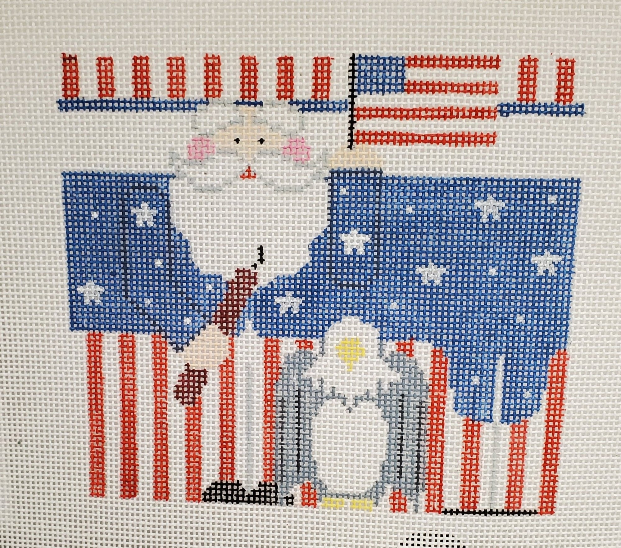 July Santa Roll-up w/Stitch Guide - The Flying Needles