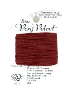 Petite Very Velvet 611 Brick Red - The Flying Needles