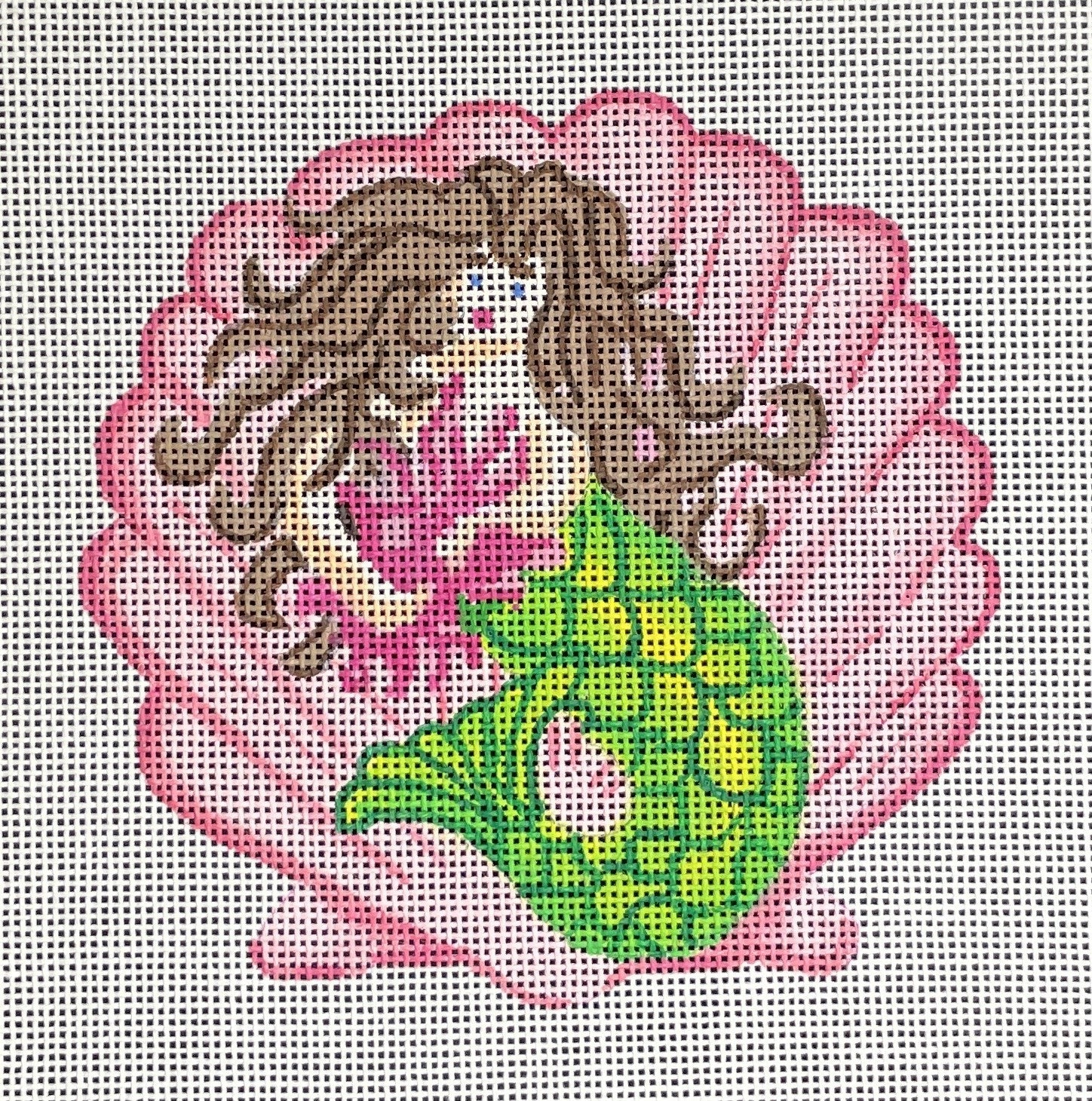 Pink Shell Mermaid - The Flying Needles