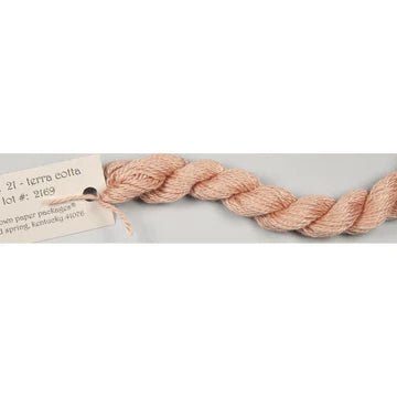 Silk &amp; Ivory 021 Terra Cotta - The Flying Needles