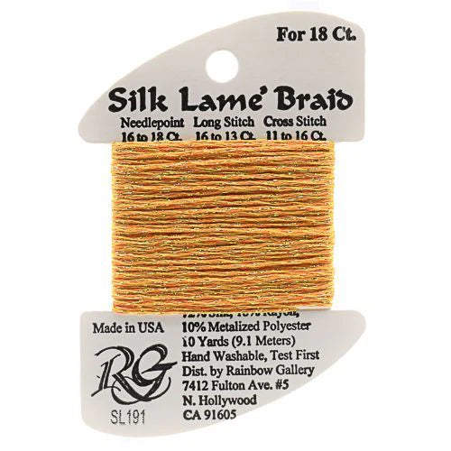 Silk Lame Braid SL191 Goldenrod