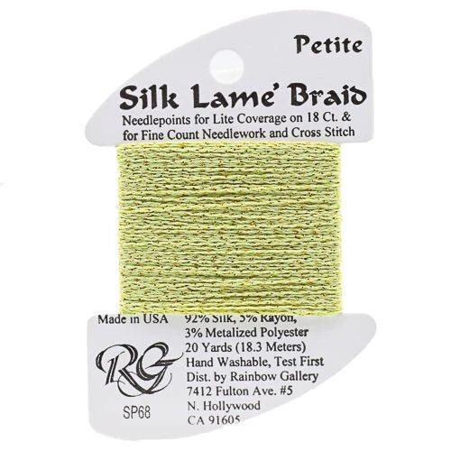 Petite Silk Lame SP68 Pale Avocado