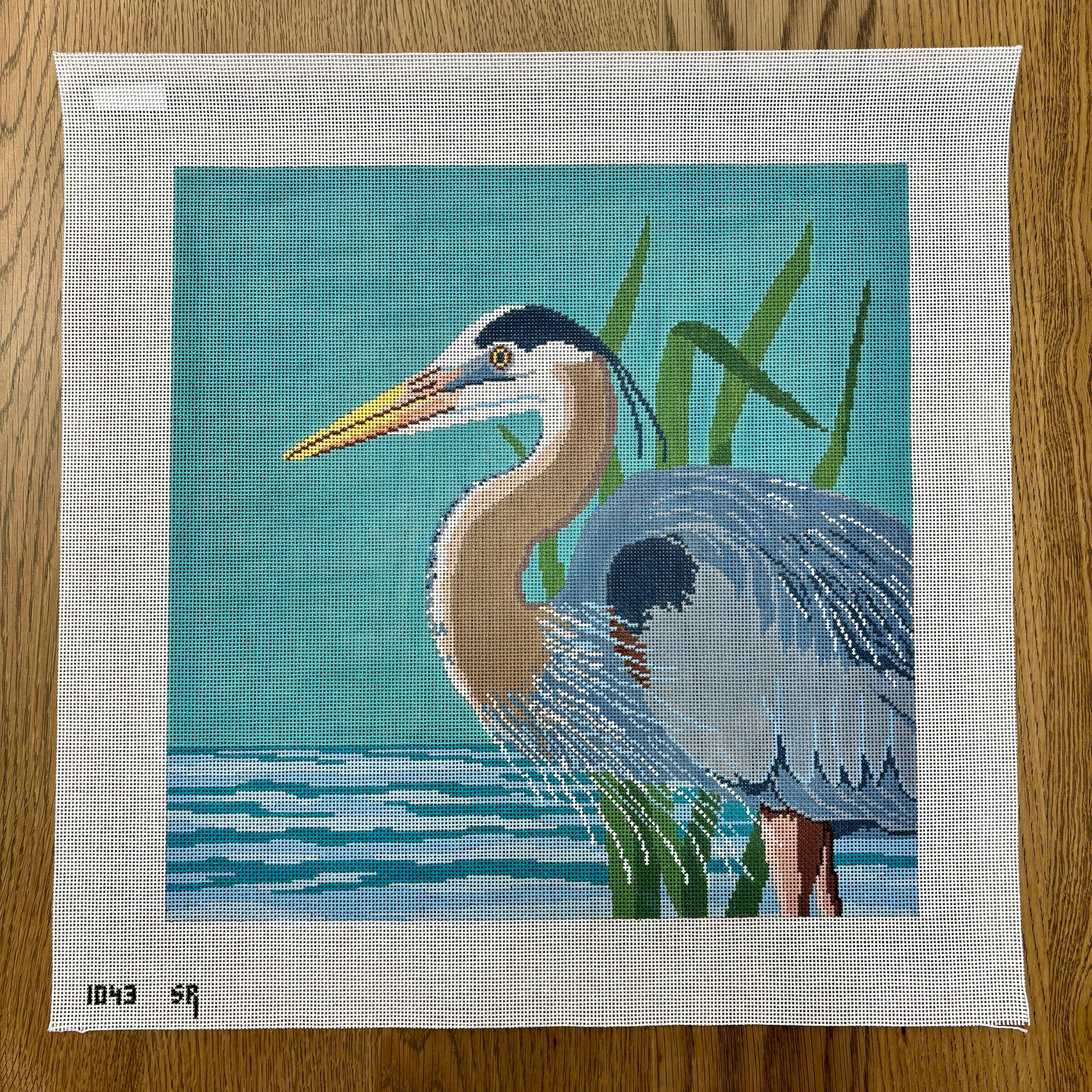 Great Blue Heron - 13 mesh - The Flying Needles
