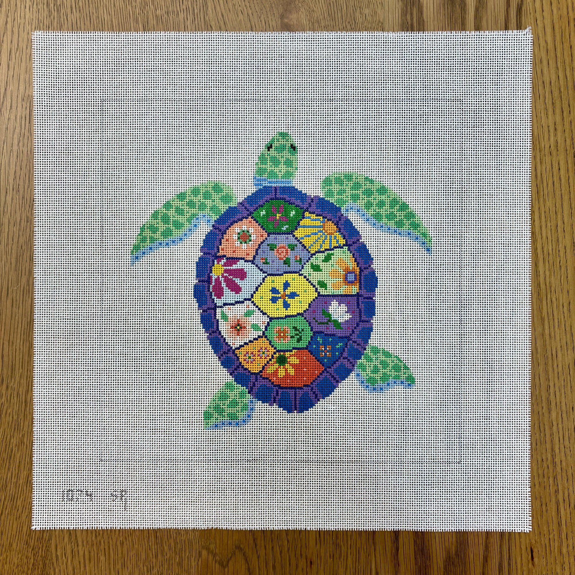 Turtle Garden, 12" Square - 13 mesh - The Flying Needles