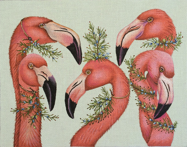 Flamingos Stitch Guide - The Flying Needles