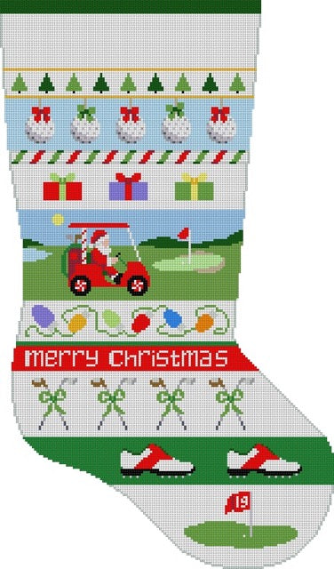 Golfer Stripe, Stocking - The Flying Needles