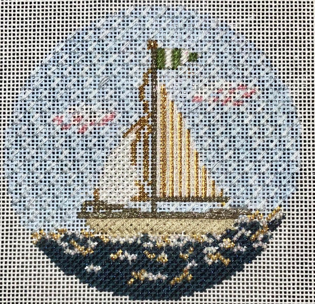 Seaside Series Sailboat Stitch Guide - The Flying Needles