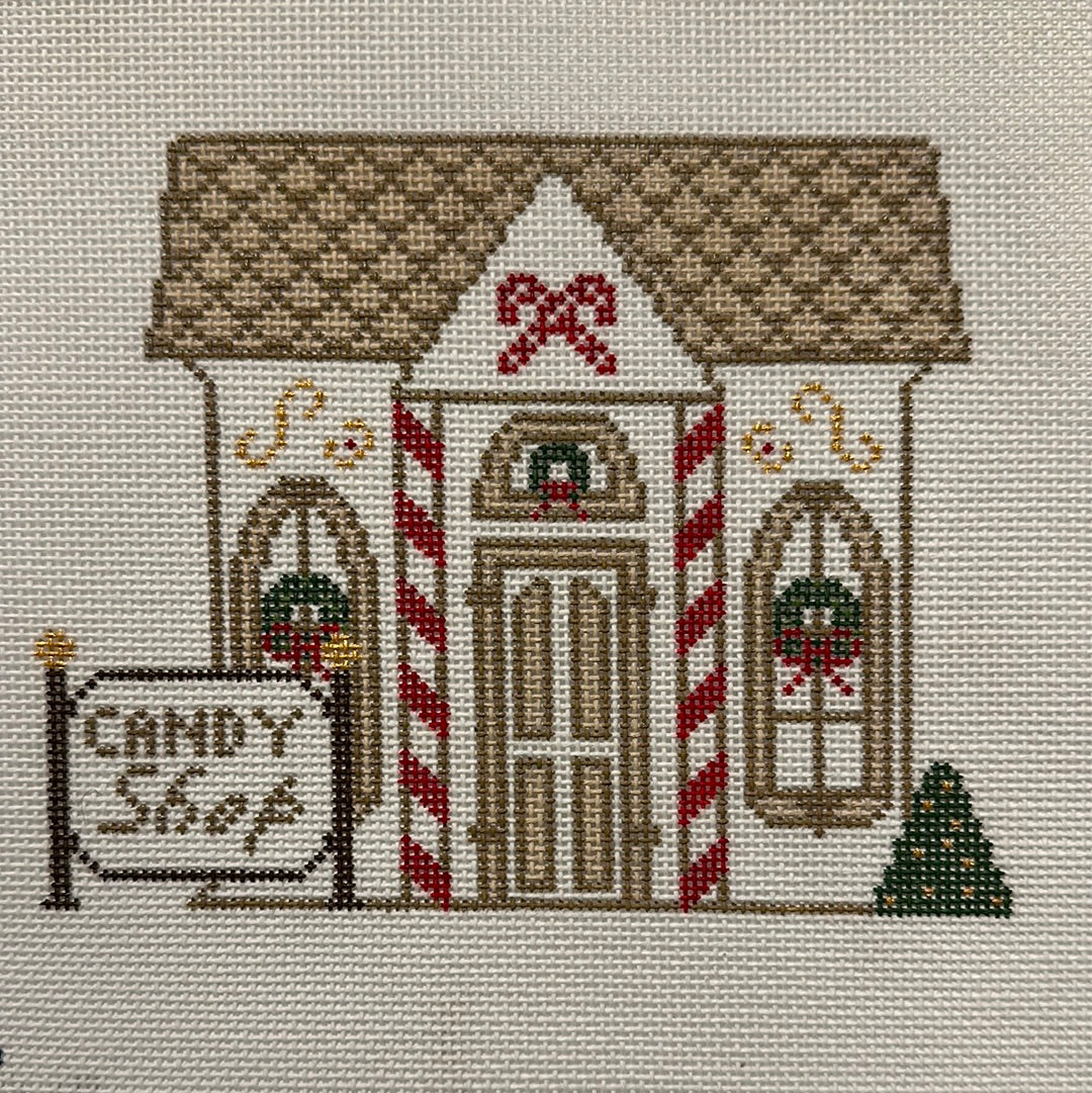 Vintage Winter Village Series: Candy Shop - The Flying Needles