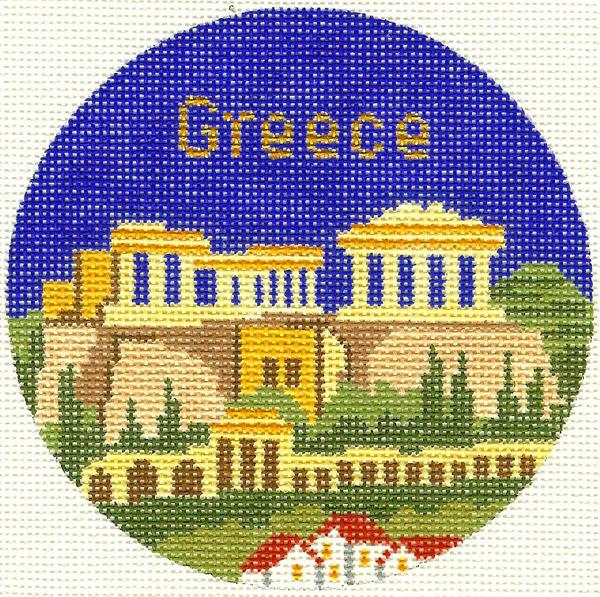 Greece Ornament - The Flying Needles