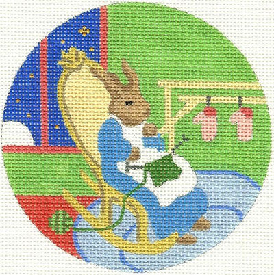 Quiet Old Lady Ornament - The Flying Needles