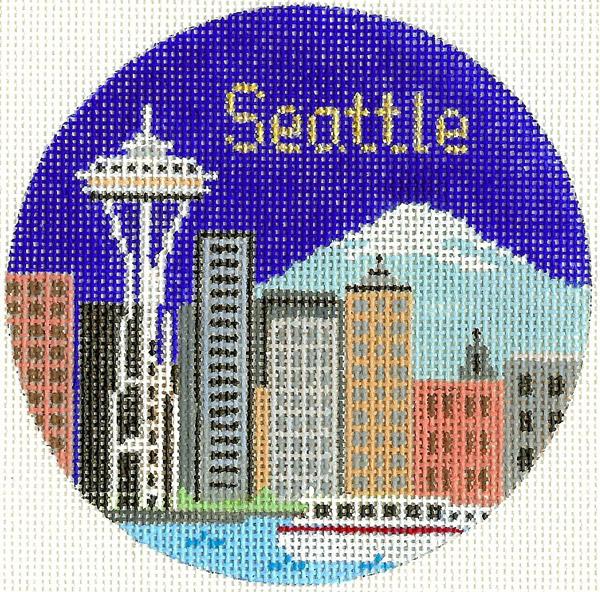 Seattle Ornament - The Flying Needles