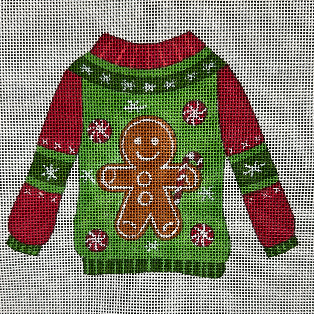 Gingerbread Man Sweater - The Flying Needles