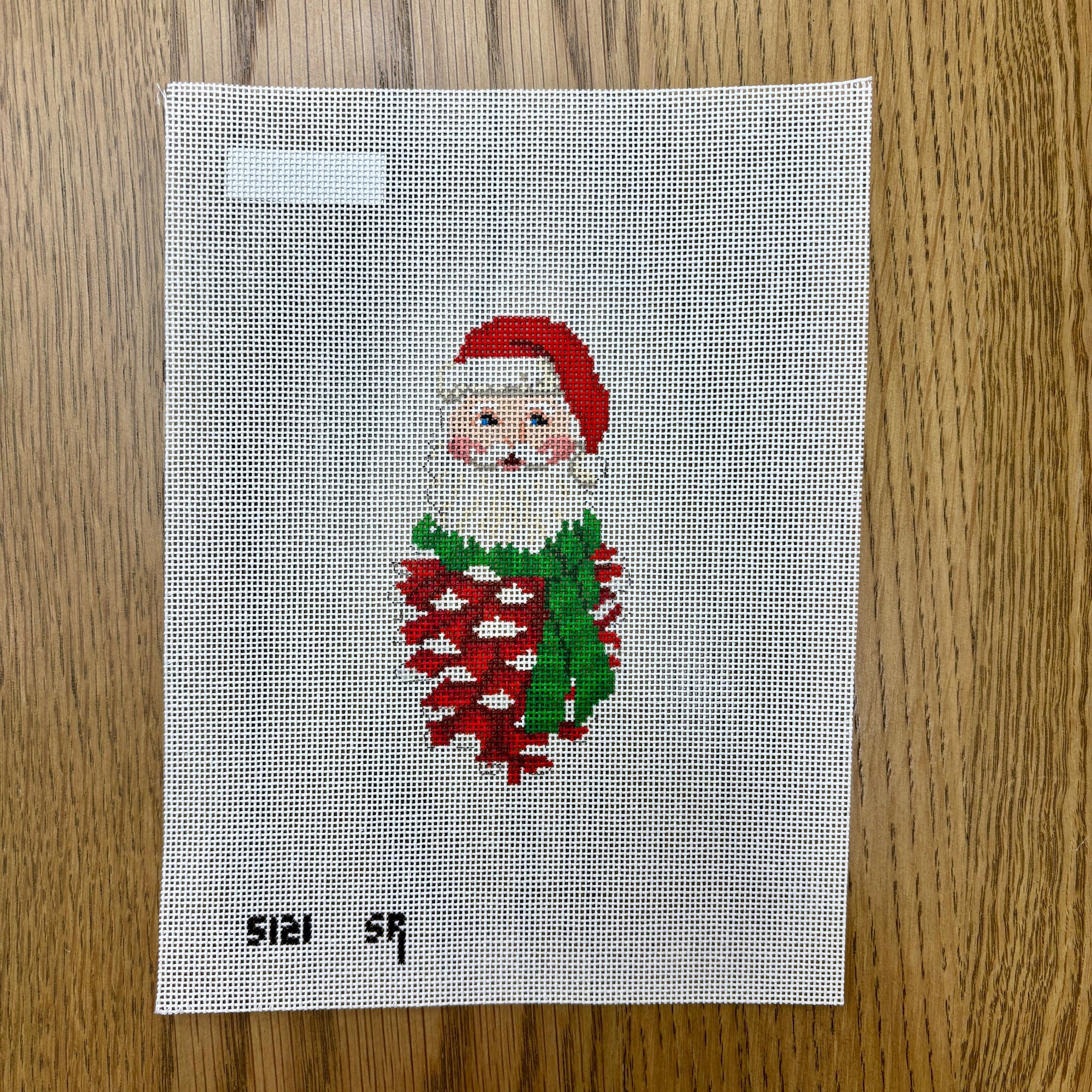 Pinecone, Santa - 18 mesh - The Flying Needles
