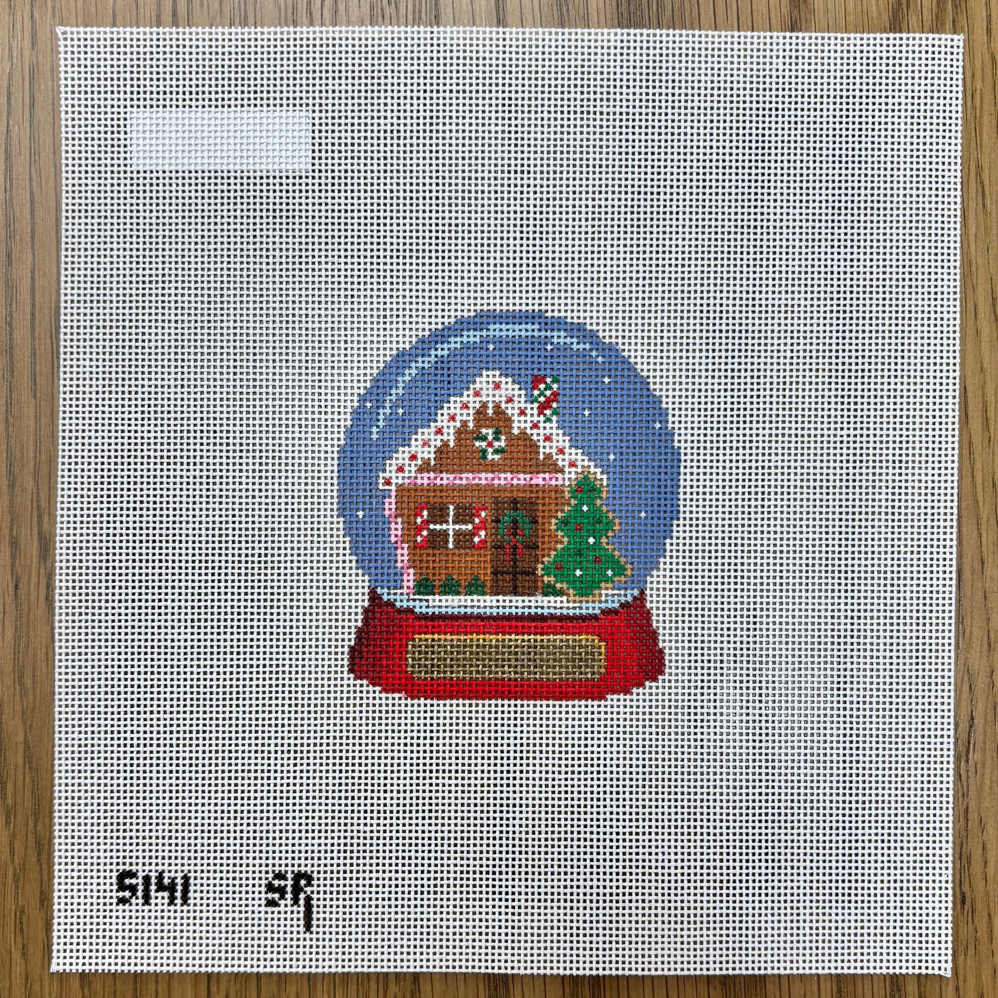 Snow Globe, Gingerbread - The Flying Needles