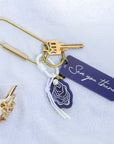 Acrylic Bag Charm/Scissor Fob - The Flying Needles
