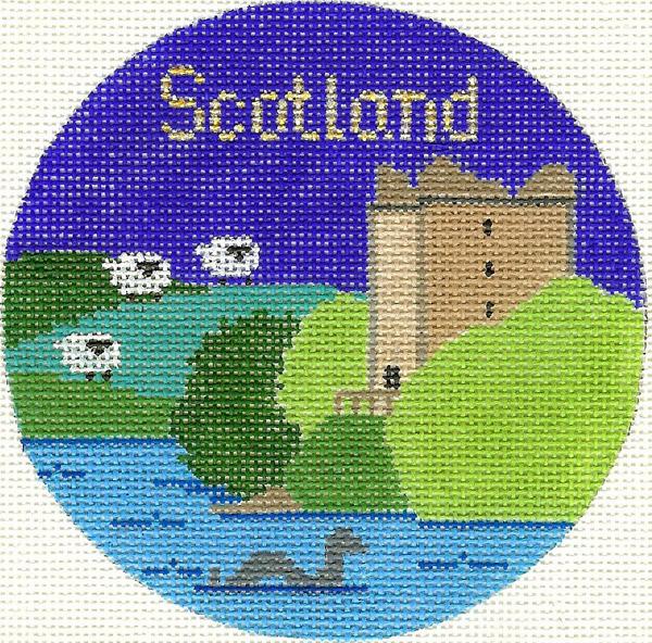 Scotland Ornament - The Flying Needles